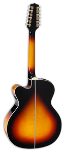 Takamine GJ72CE-BSB - Jumbo Acoustic Electric Guitar - Brown Sunburst