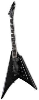 ESP LTD KH-V KIRK HAMMETT Signature Guitare électrique (Noir Sparkle)