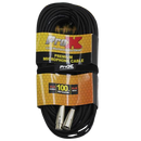 Câble de microphone audio équilibré ProX Premium Series XCP-XLR100 100' XLR-F vers XLR-M