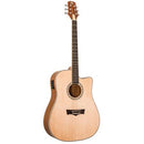 Peavey DELTA-WOODS DW-2 CE Guitare électronique acoustique à coupe solide avec étui