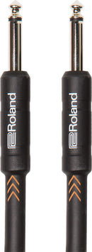 Roland RIC-B20 Black Series 1/4" Plug to 1/4" Plug Instrument Cable - 20'