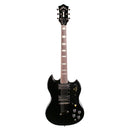 Guild NEWARK S-100 Polara Guitare électrique double pan coupé avec Guild Humbuckers - Noir