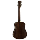 Luna SAFARIART Guitare de voyage acoustique vintage à 6 cordes en épicéa - Brownburst vintage en détresse
