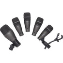 Samson Dk705 5-Piece Drum Microphone Kit - Red One Music