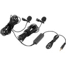 Saramonic LAVMICRO double microphone cravate omnidirectionnel pour appareil photo reflex numérique et smartphone