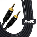 ProX XC-MM05 Balanced TRS-M Mini 1/8" to TRS-M Mini 1/8" High-Performance Audio Cable - 5 Ft.