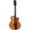Luna VISTA EAGLE Tropical Wood 12-String Acoustic/Electric Guitar (Gloss Natural)
