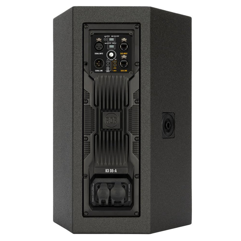 RCF KX 08-A High Performance 2 Way Point Source Active Speaker (Black) - 100 - 120V