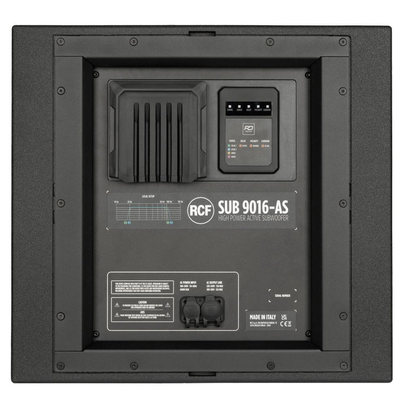 RCF SUB 9016-AS High Power Active Subwoofer - 16"