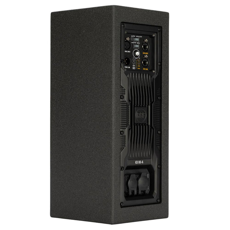 RCF KX 08-A High Performance 2 Way Point Source Active Speaker (Black) - 100 - 120V
