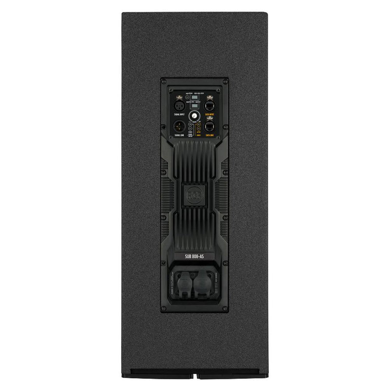 RCF SUB 808-AS High Performance Active Subwoofer (Black)