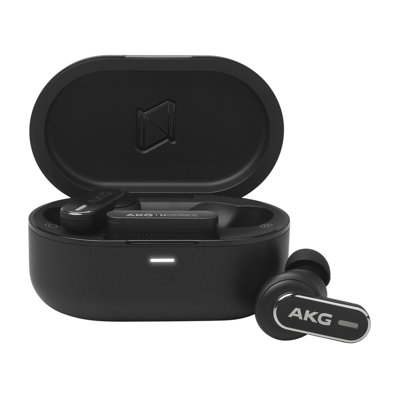AKG AKGN5HYBRIDBLKAM True Wireless Noise Canceling Earbuds (Black)