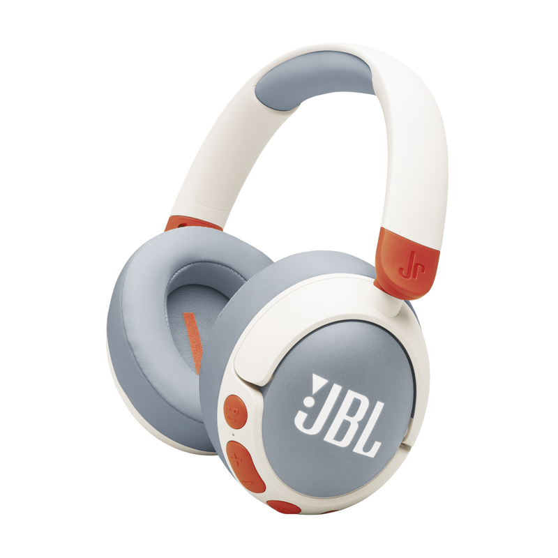 JBL JUNIOR 407NC Wireless Noise-Cancelling Over-Ear Headphones (White)