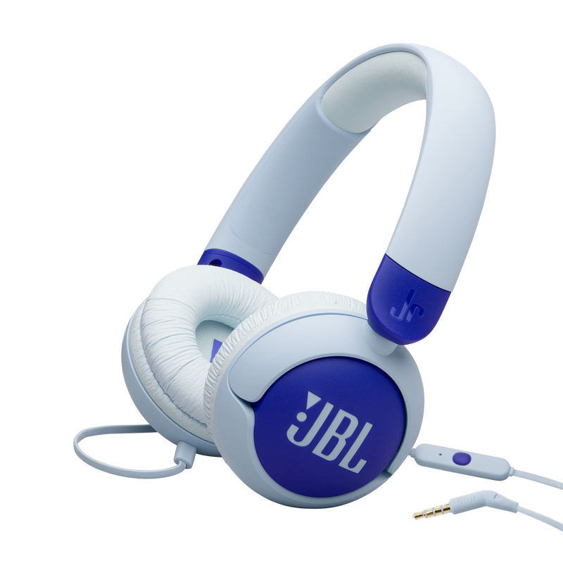 JBL JUNIOR 320 Wired On-Ear Headphones (Blue)