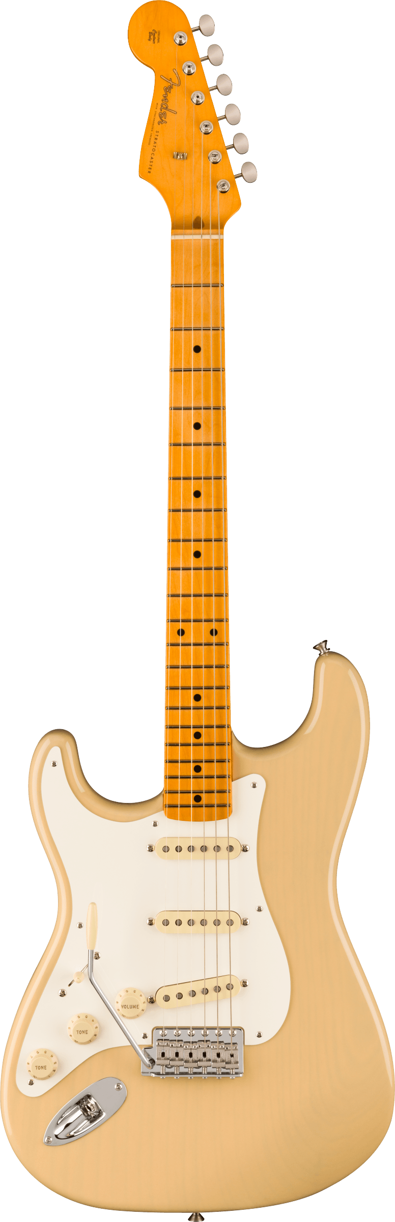 Fender AMERICAN VINTAGE II 1975 STRATOCASTER Left Handed Electric Guitar (Vintage Blonde)