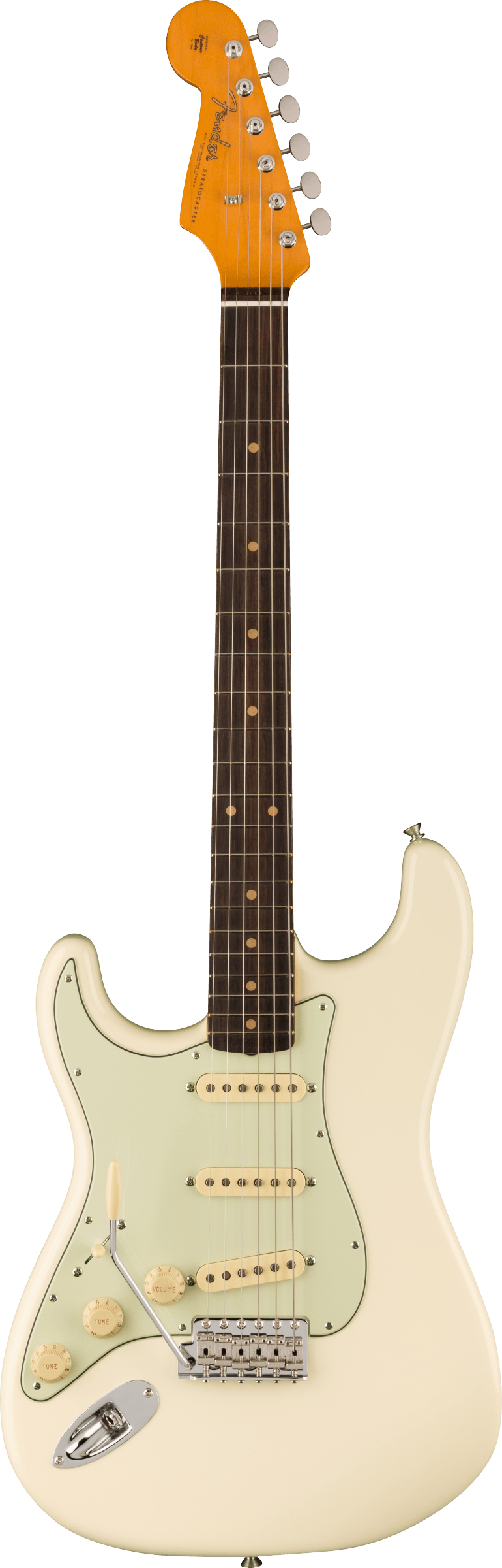Fender AMERICAN VINTAGE II 1961 STRATOCASTER Left Handed Electric Guitar (Olympic White)