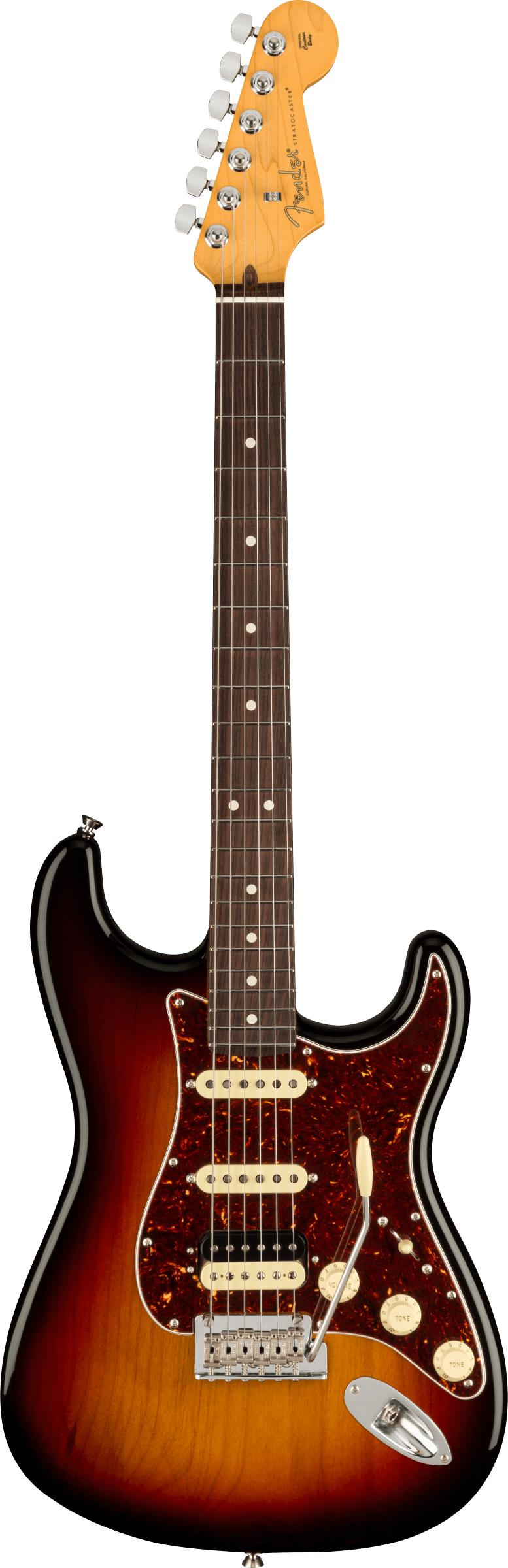 Fender AMERICAN PROFESSIONAL II STRATOCASTER HSS Electric Guitar (3-Color Sunburst)