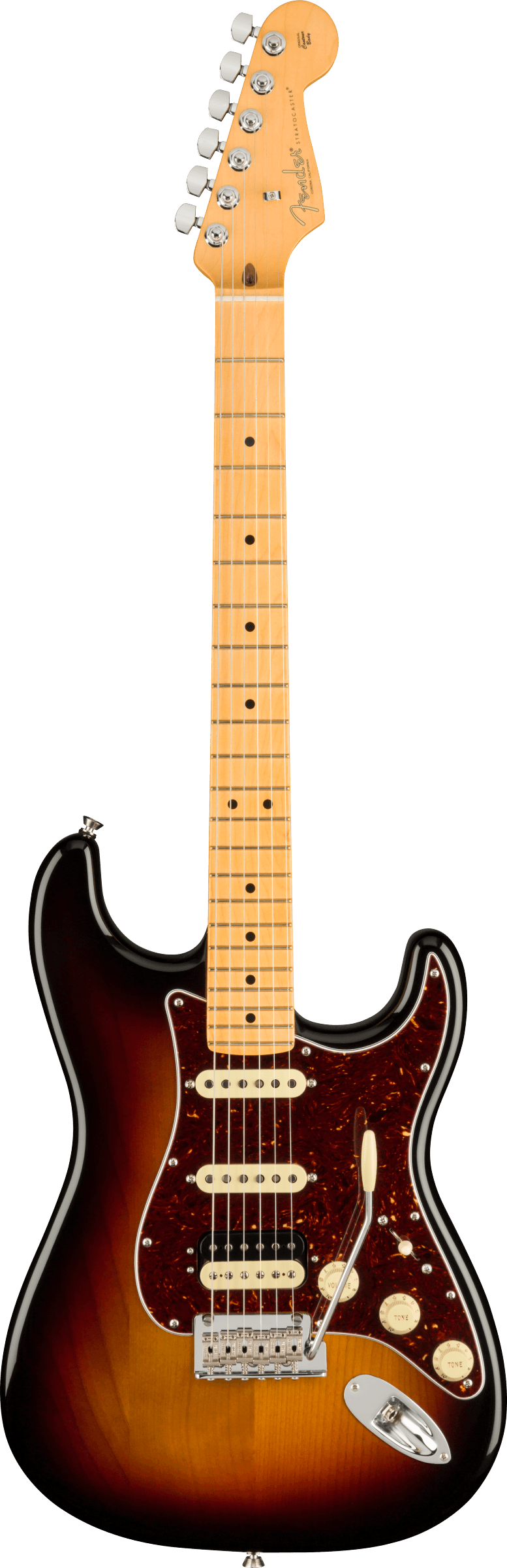 Fender AMERICAN PROFESSIONAL II STRATOCASTER HSS Electric Guitar (3-Color Sunburst)