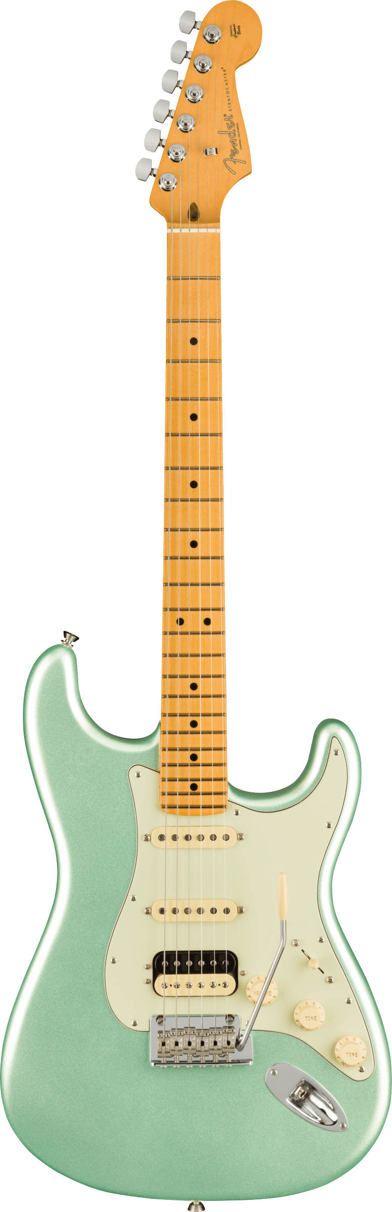 Fender AMERICAN PROFESSIONAL II STRATOCASTER HSS Electric Guitar (Mystic Surf Green)