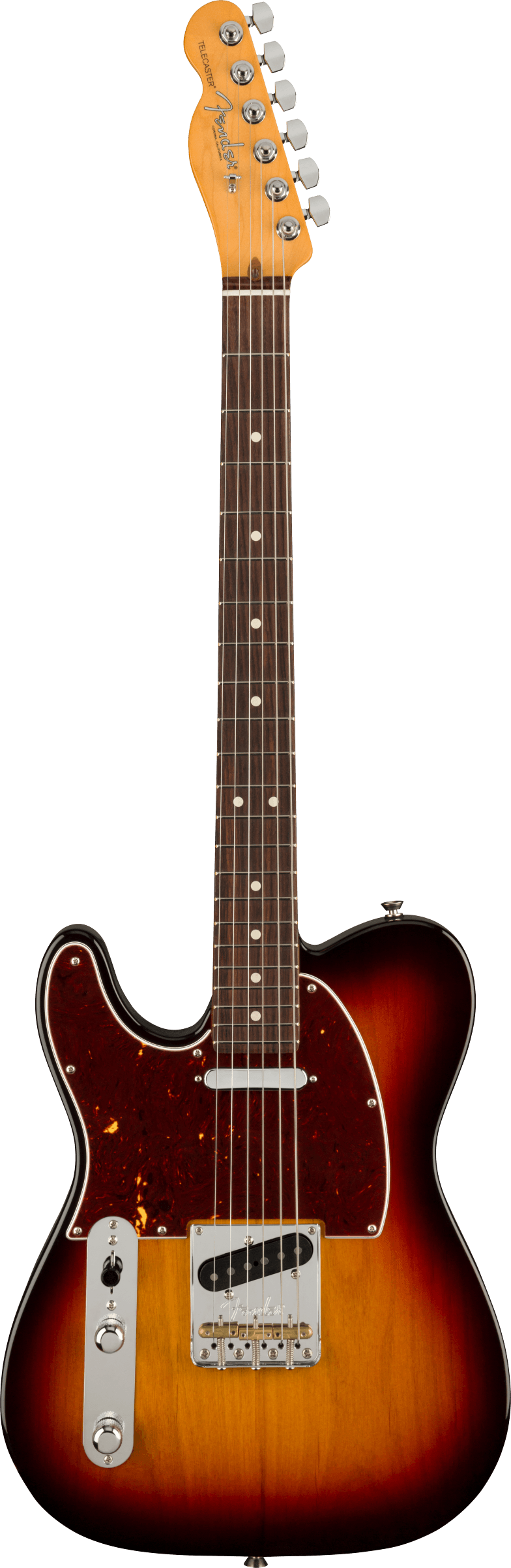 Fender AMERICAN PROFESSIONAL II TELECASTER Left Handed Electric Guitar (3-Color Sunburst)