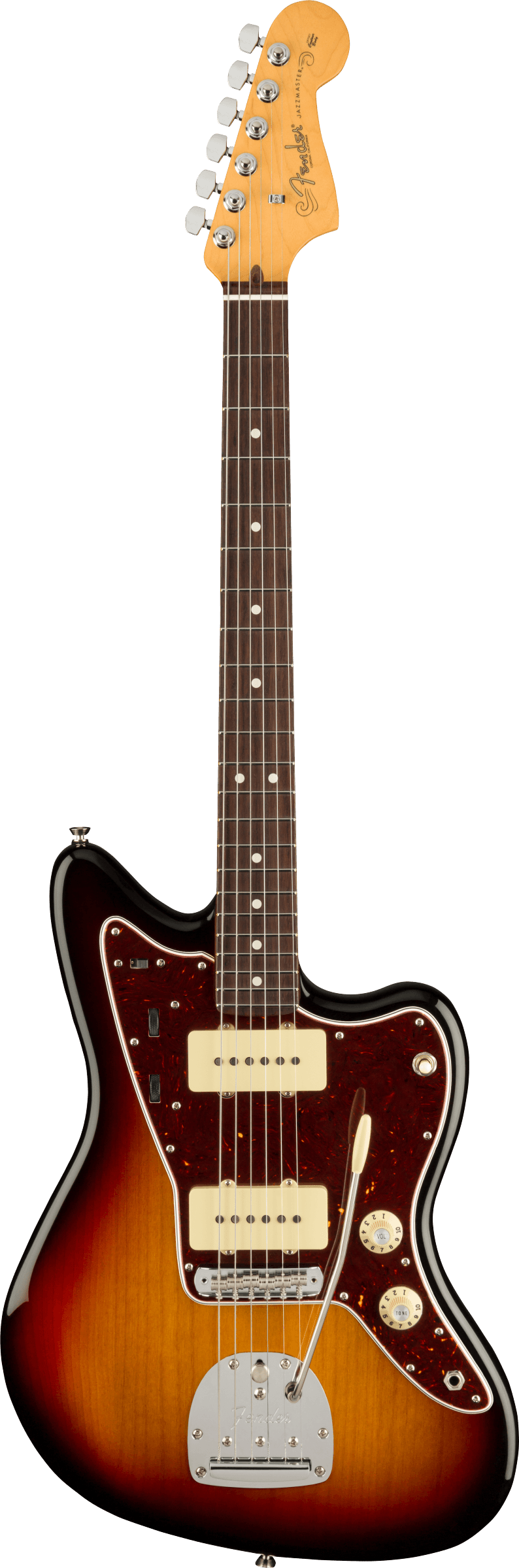 Fender AMERICAN PROFESSIONAL II JAZZMASTER Electric Guitar (3-Color Sunburst)