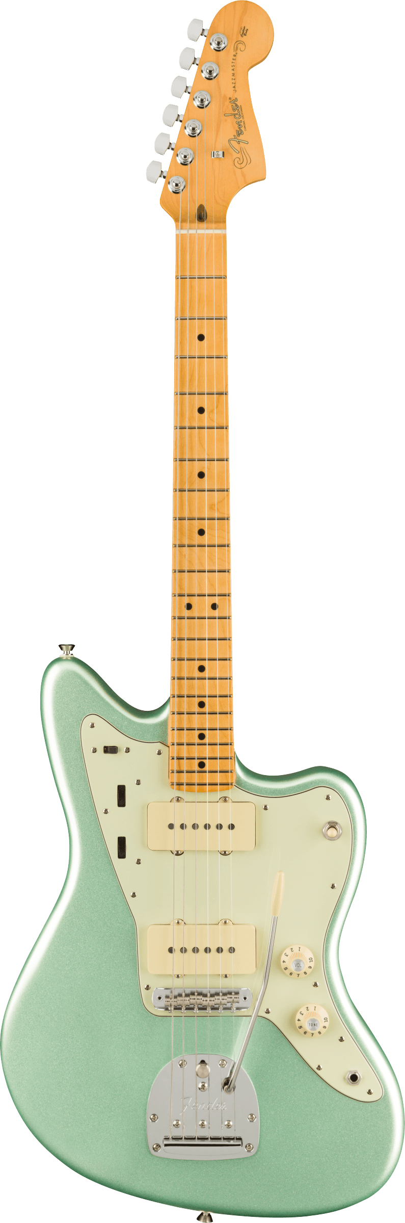 Fender AMERICAN PROFESSIONAL II JAZZMASTER Electric Guitar (Mystic Surf Green)