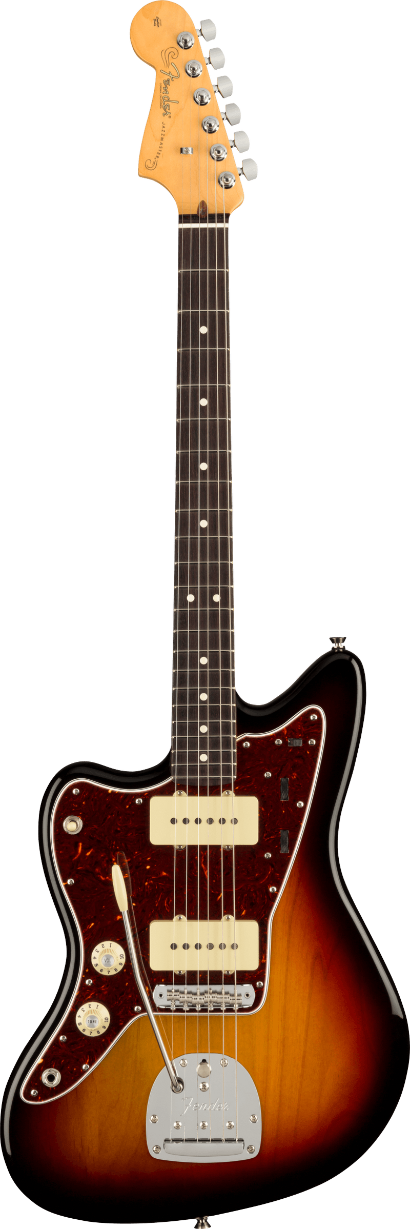 Fender AMERICAN PROFESSIONAL II JAZZMASTER Left Handed Electric Guitar (3-Color Sunburst)