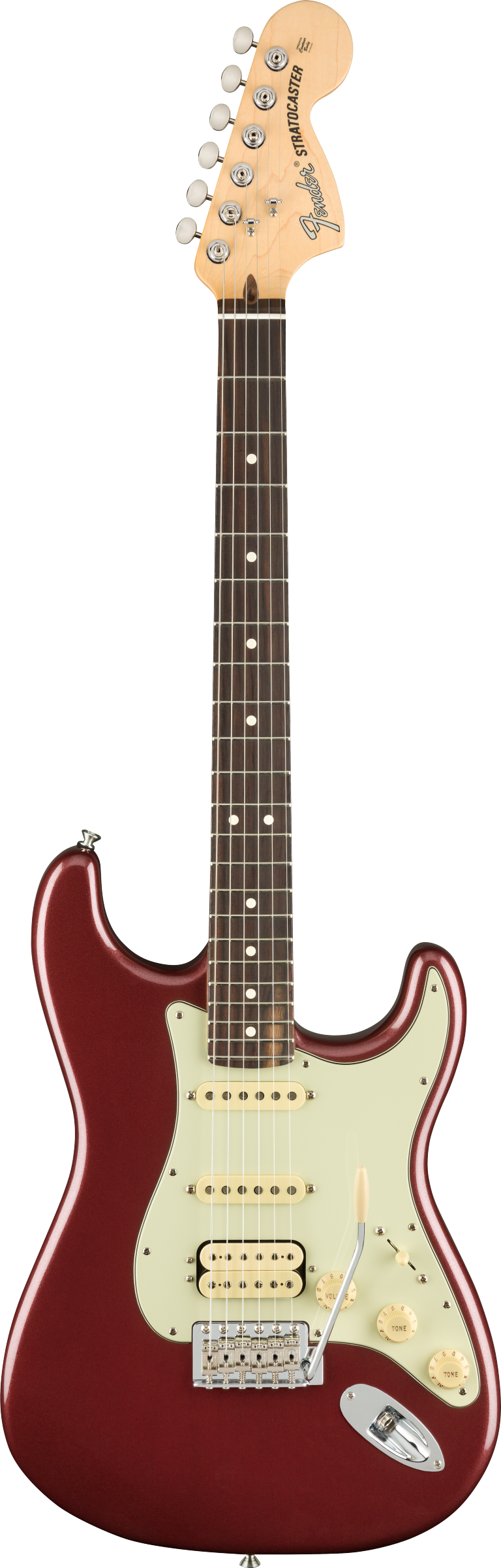 Fender AMERICAN PERFORMER STRATOCASTER HSS Electric Guitar (Aubergine)