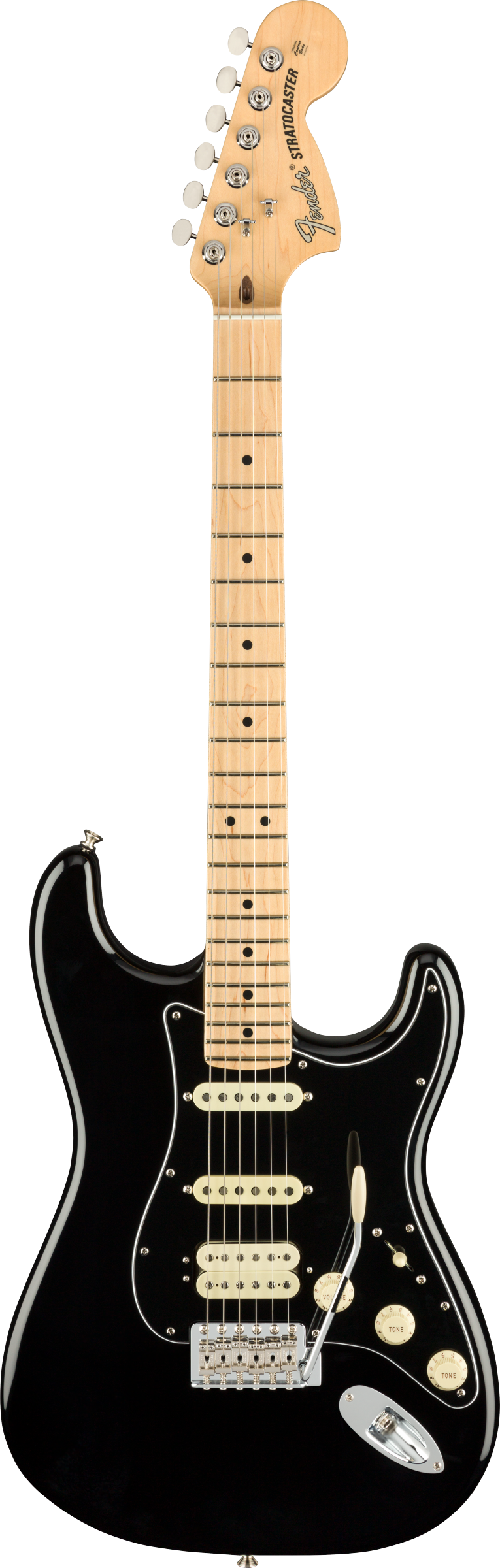 Fender AMERICAN PERFORMER STRATOCASTER HSS Electric Guitar (Black)