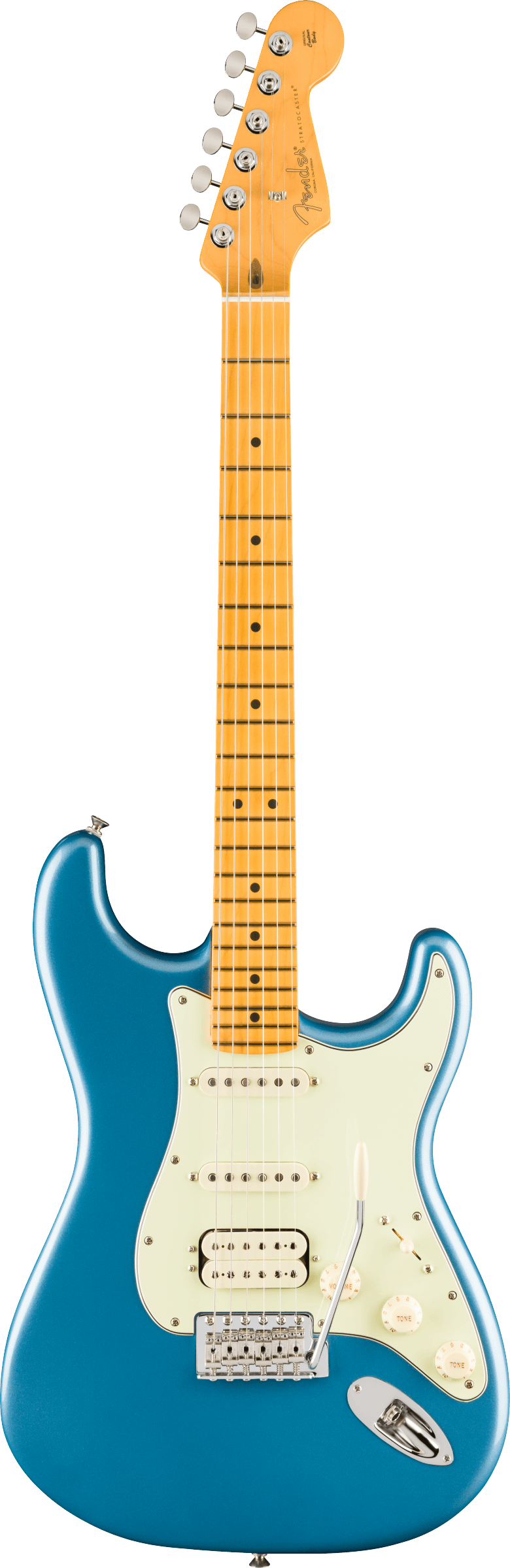 Fender AMERICAN PROFESSIONAL CLASSIC STRATOCASTER HSS Electric Guitar (Faded Lake Placid Blue)