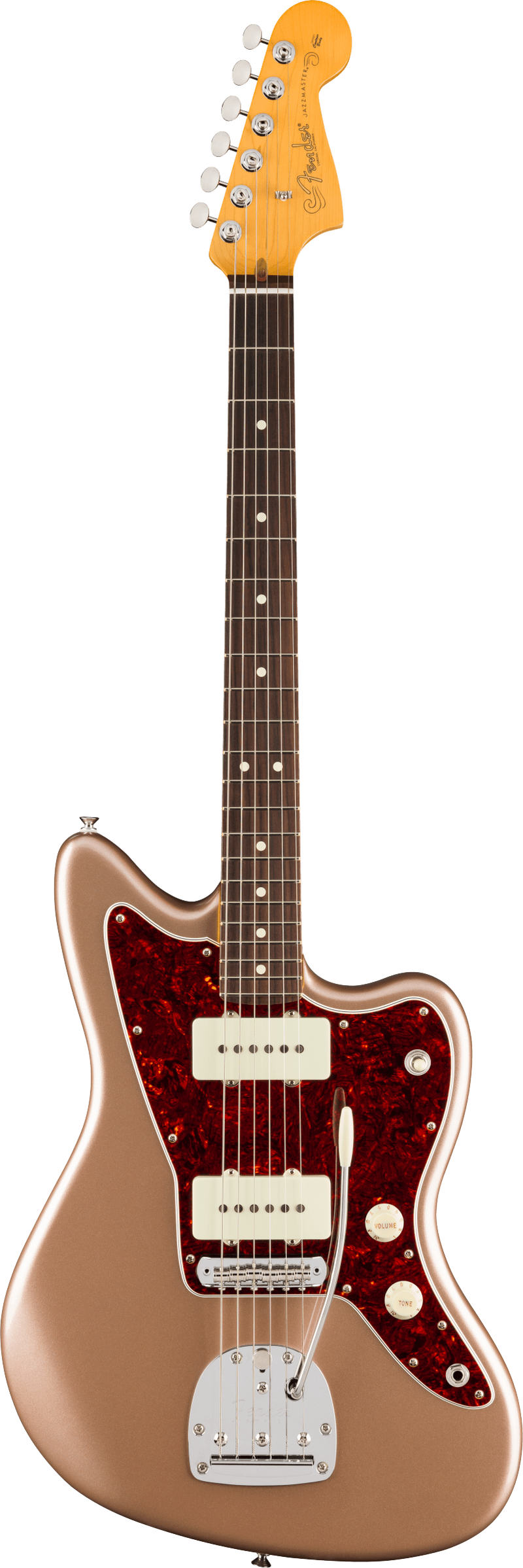 Fender AMERICAN PROFESSIONAL CLASSIC JAZZMASTER Electric Guitar (Faded Firemist Gold)