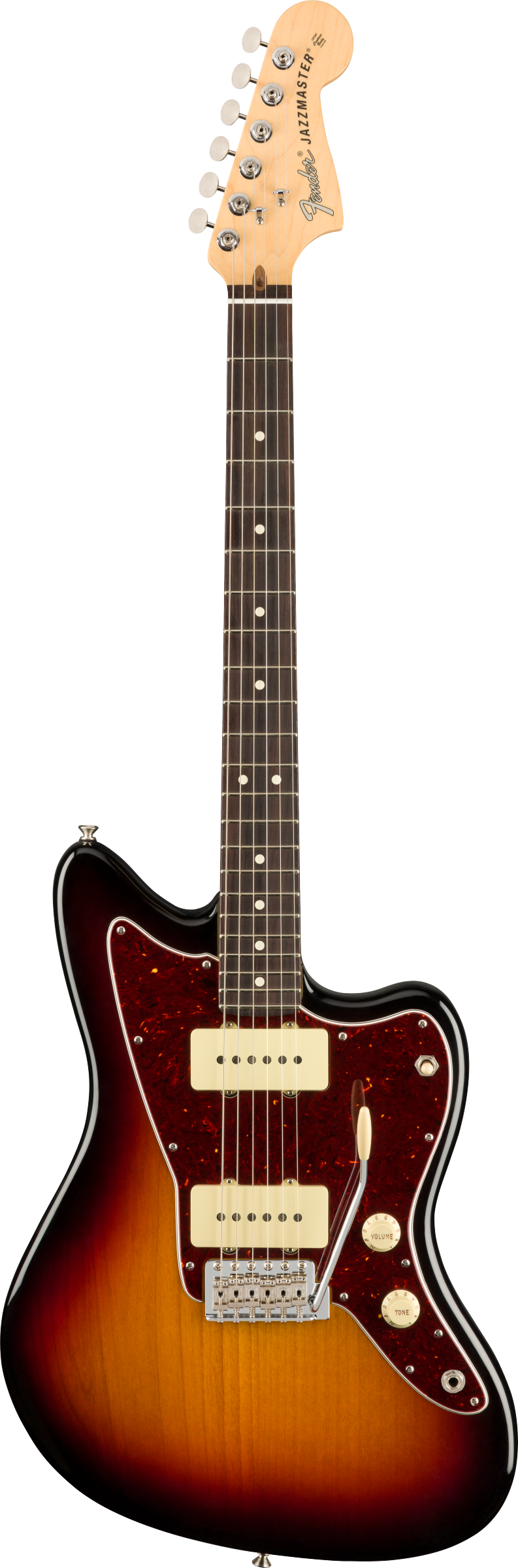 Fender AMERICAN PERFORMER JAZZMASTER Electric Guitar (3-Color Sunburst)