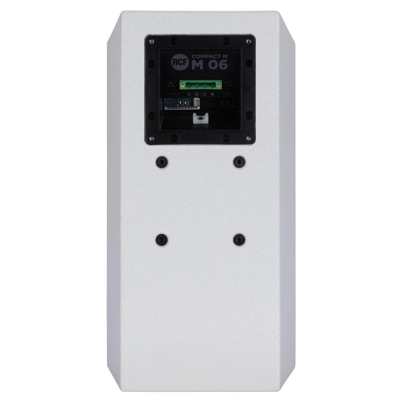 RCF Compact M 06 Système de haut-parleur passif à deux voies 100W (blanc) - 6 "