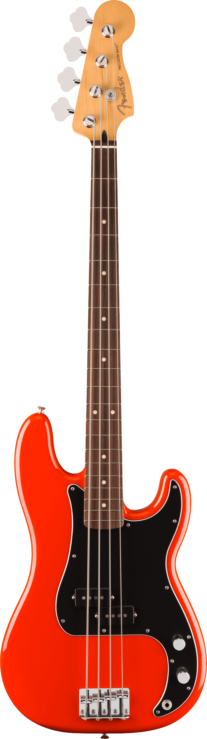 Fender PLAYER II PRECISION BASS Electric Bass Guitar (Coral Red)