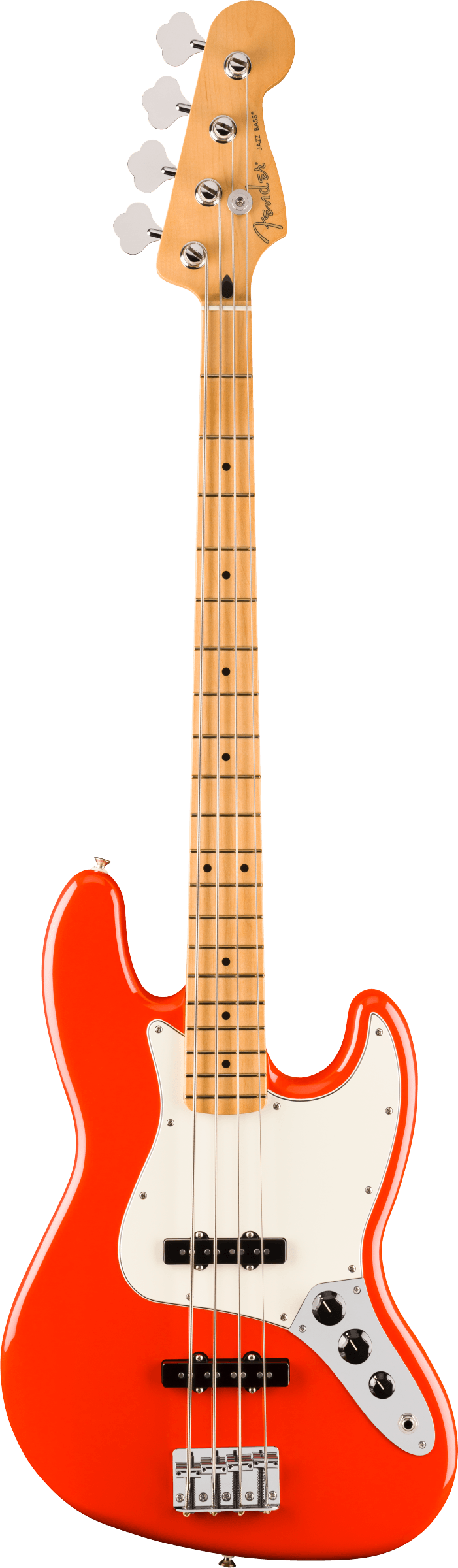 Fender PLAYER II JAZZ BASS Electric Bass Guitar (Coral Red)