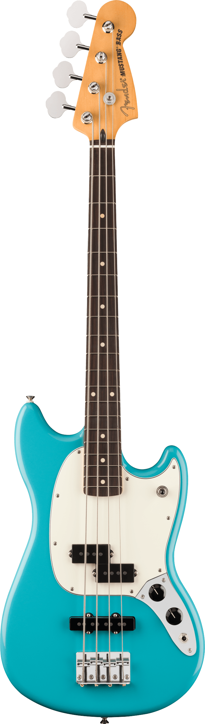 Fender PLAYER II MUSTANG BASS PJ Electric Bass Guitar (Aquatone Blue)