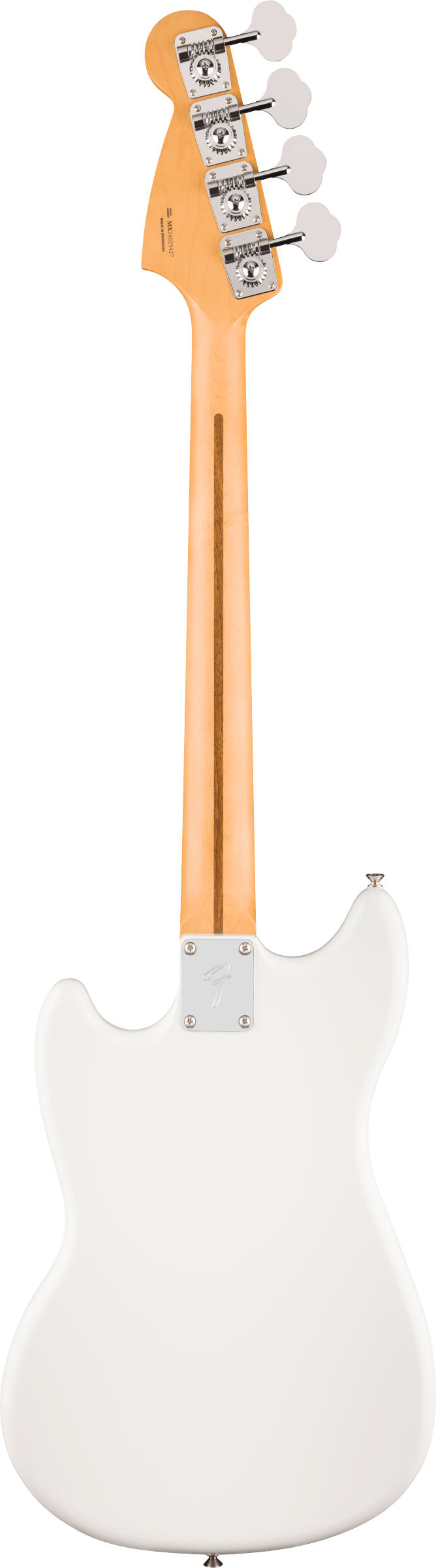 Fender PLAYER II MUSTANG BASS PJ Electric Bass Guitar (Polar White)