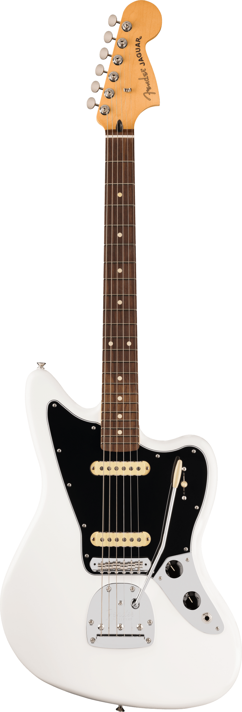 Fender PLAYER II JAGUAR Electric Guitar (Polar White)