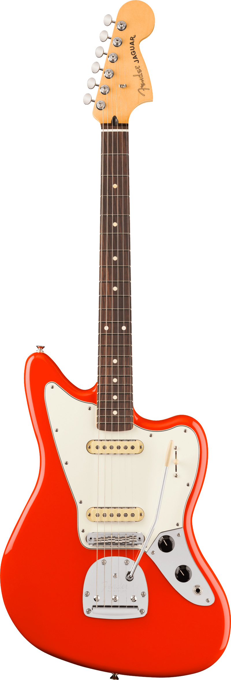 Fender PLAYER II JAGUAR Electric Guitar (Coral Red)