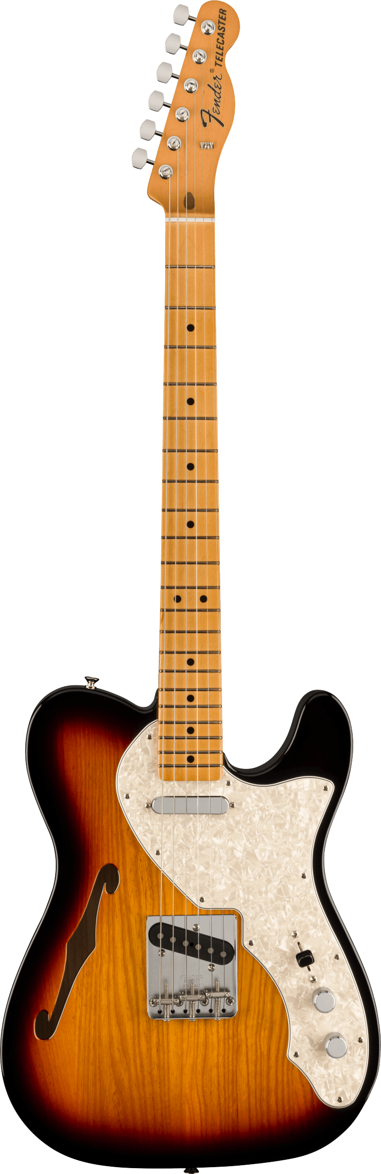 Fender VINTERA II '60S TELECASTER THINLINE Semi Hollow Body Electric Guitar (3-Color Sunburst)