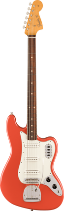 Fender VINTERA II '60S BASS VI 6 String Electric Bass Guitar (Fiesta Red)
