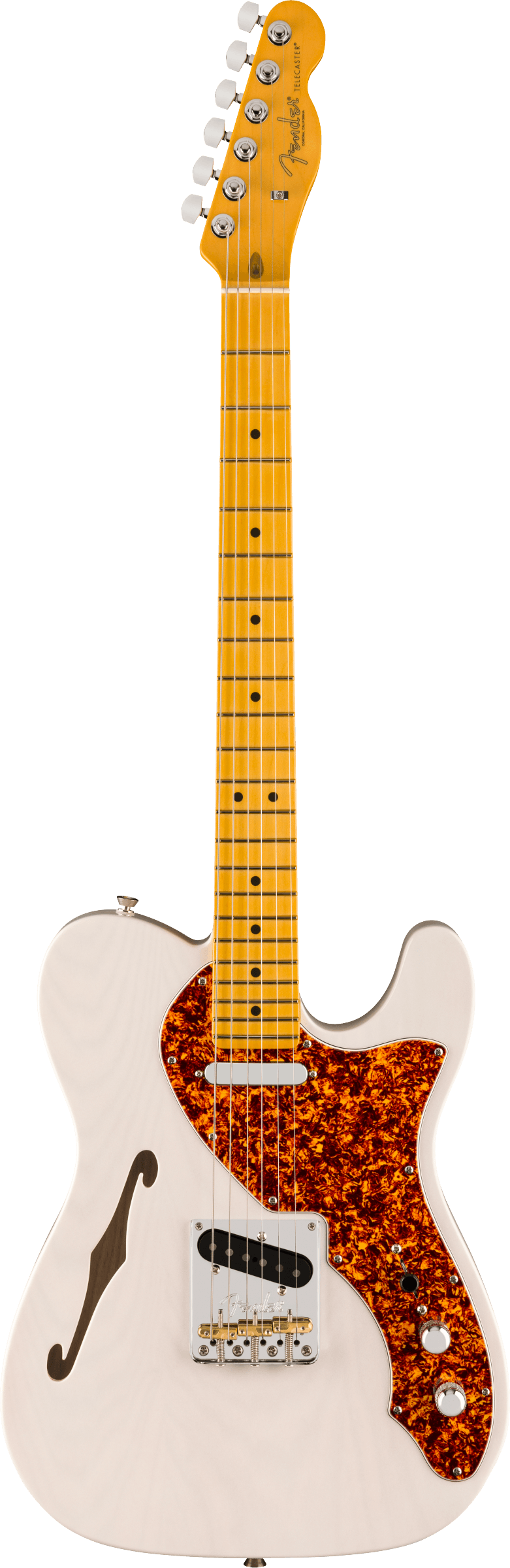 Fender LIMITED EDITION AMERICAN PROFESSIONAL II TELECASTER THINLINE Semi Hollow Body Electric Guitar (White Blonde)