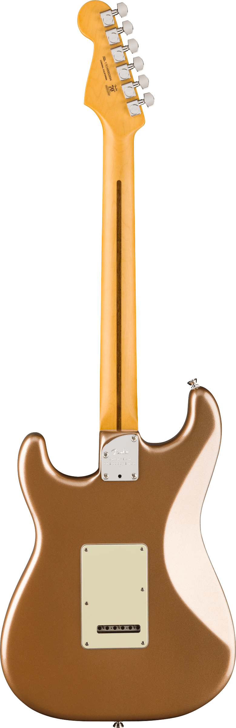 Fender LIMITED EDITION AMERICAN PROFESSIONAL II STRATOCASTER Electric Guitar (Firemist Gold Metallic)