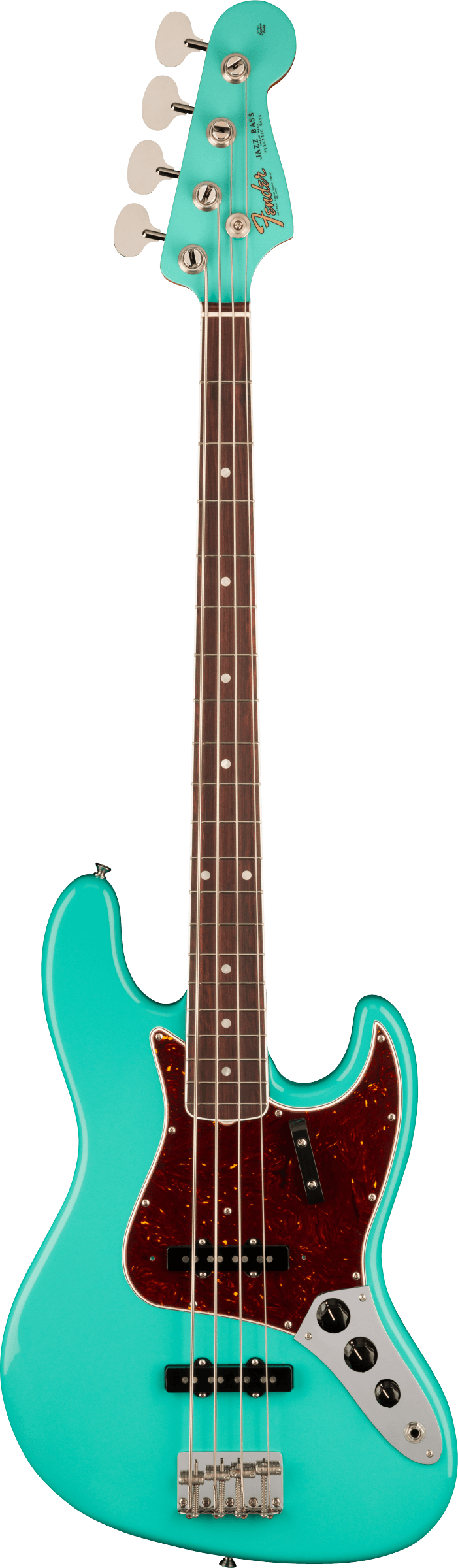 Fender AMERICAN VINTAGE II 1966 JAZZ BASS Electric Bass Guitar (Sea Foam Green)