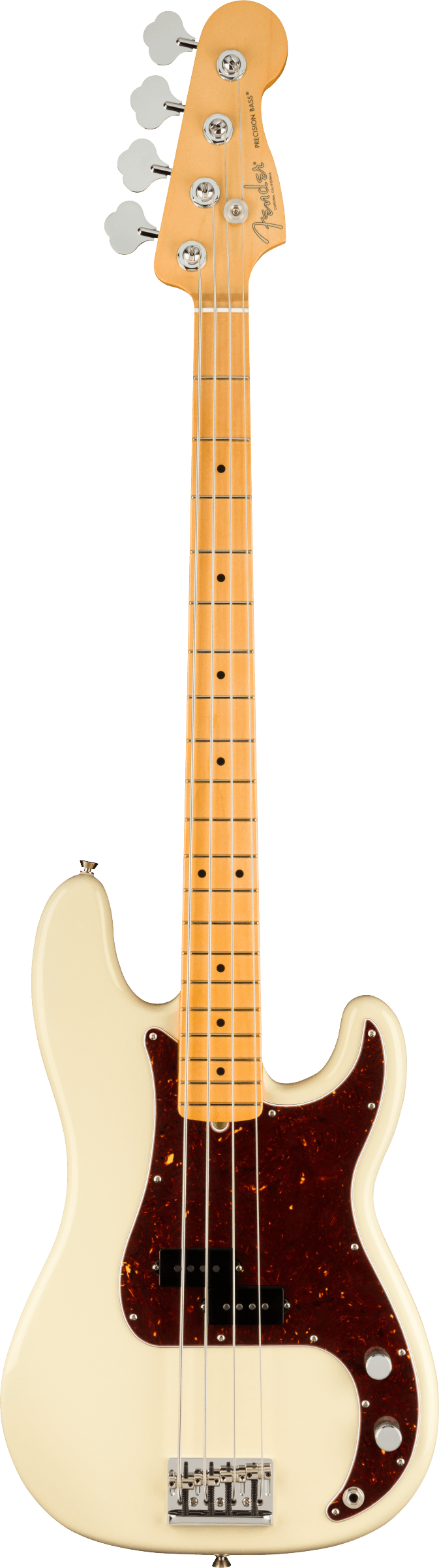 Fender AMERICAN PROFESSIONAL II PRECISION BASS Electric Bass Guitar (Olympic White)