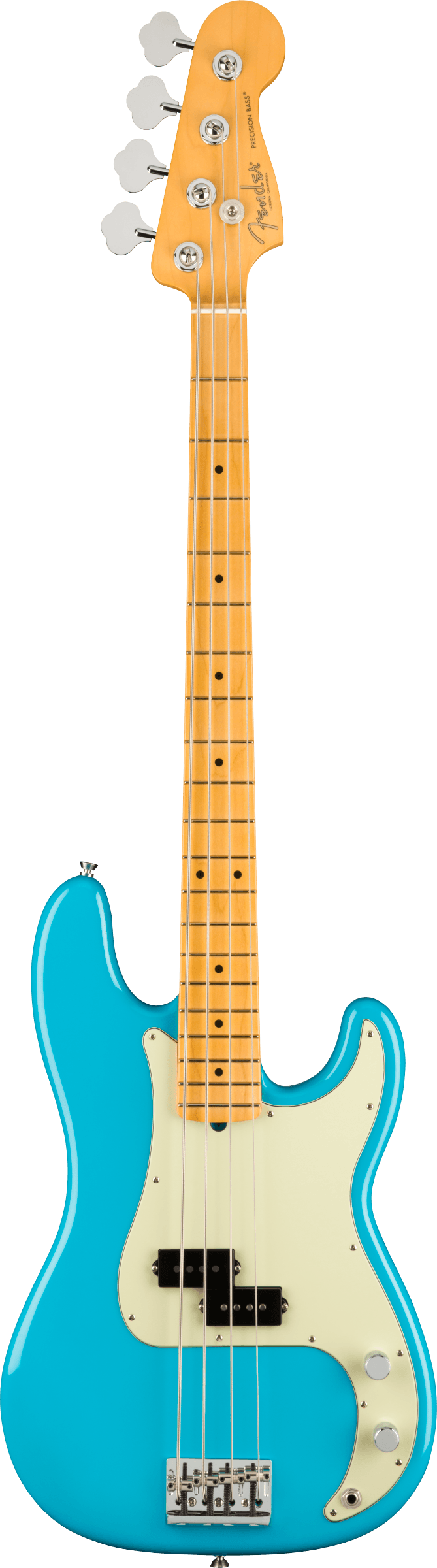 Fender AMERICAN PROFESSIONAL II PRECISION BASS Electric Bass Guitar (Miami Blue)