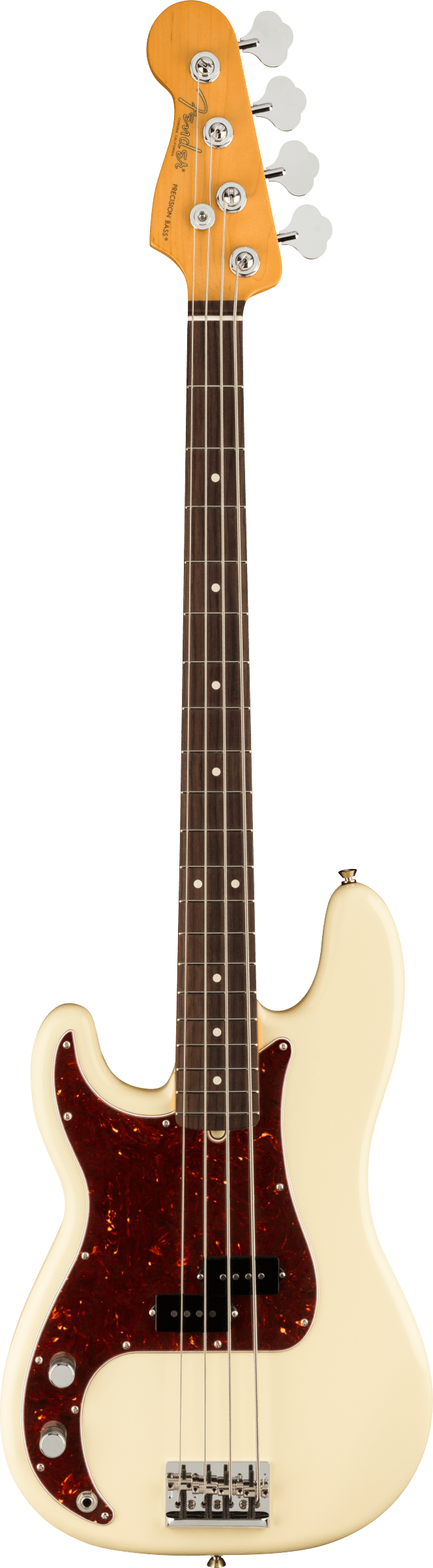Fender AMERICAN PROFESSIONAL II PRECISION BASS Left Handed Electric Bass Guitar (Olympic White)