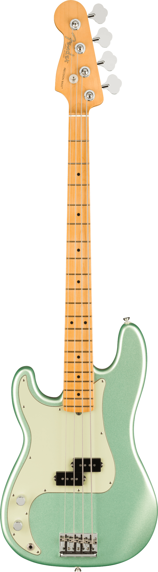 Fender AMERICAN PROFESSIONAL II PRECISION BASS Left Handed Electric Bass Guitar (Mystic Surf Green)