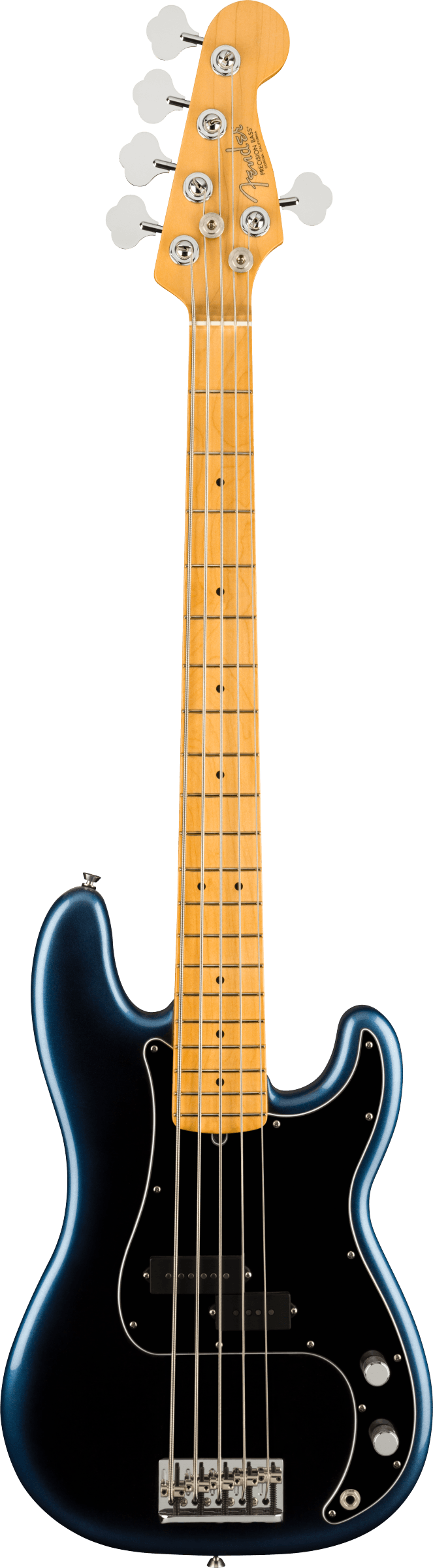 Fender AMERICAN PROFESSIONAL II PRECISION BASS V 5 String Electric Bass Guitar (Dark Night)
