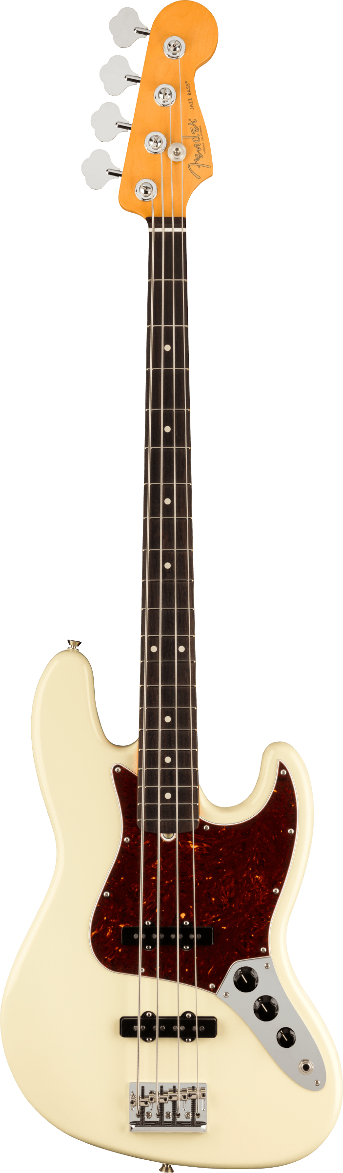 Fender AMERICAN PROFESSIONAL II JAZZ BASS Electric Bass Guitar (Olympic White)